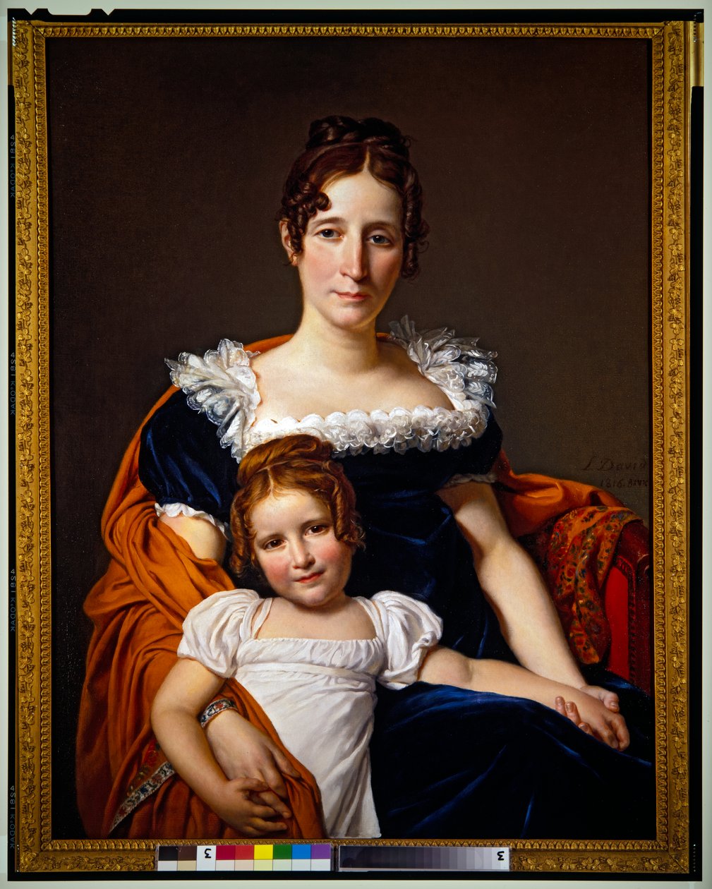 Vikomtesa Vilain XIIII a její dcera od Jacques Louis David