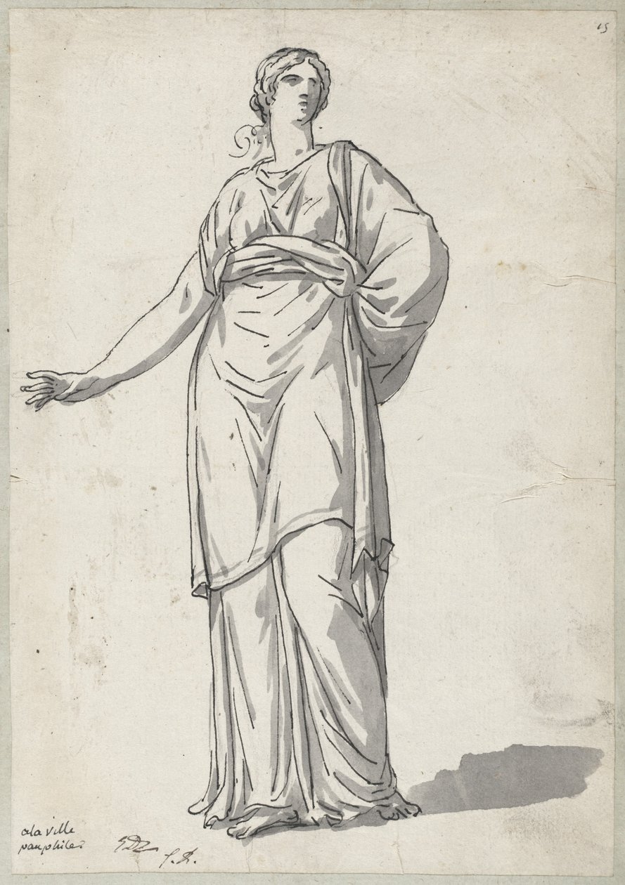 Žena z Villa Pamphili od Jacques Louis David