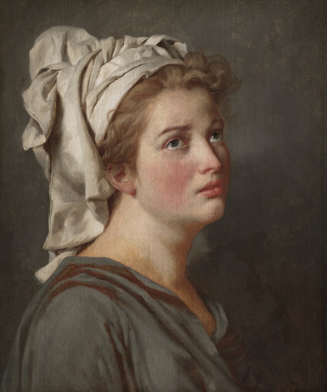 Mladá žena s turbanem, kolem roku 1780 od Jacques Louis David