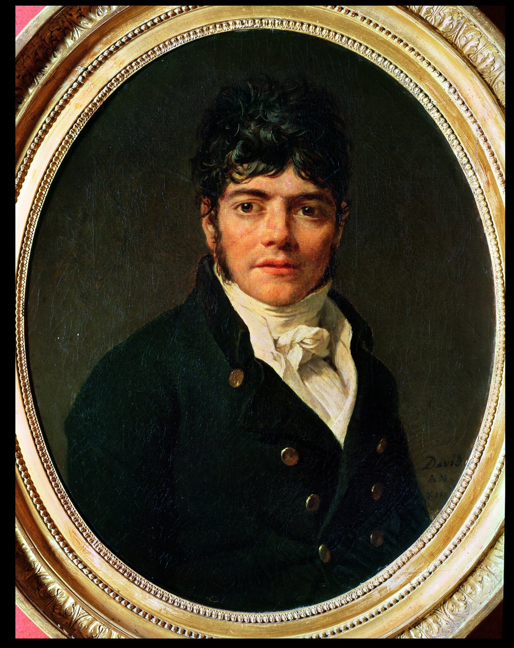 medailon Portrét hraběte Esteve, 1804 od Jacques Louis David