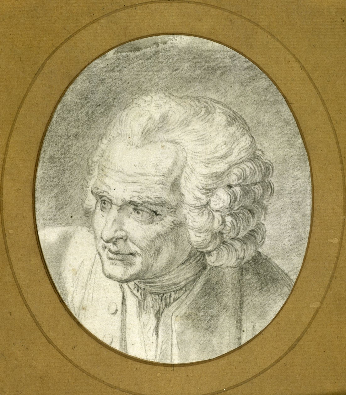 Portrét Jean-Jacques Rousseau 1712-1778, 1775. od Jacques Philippe Caresme