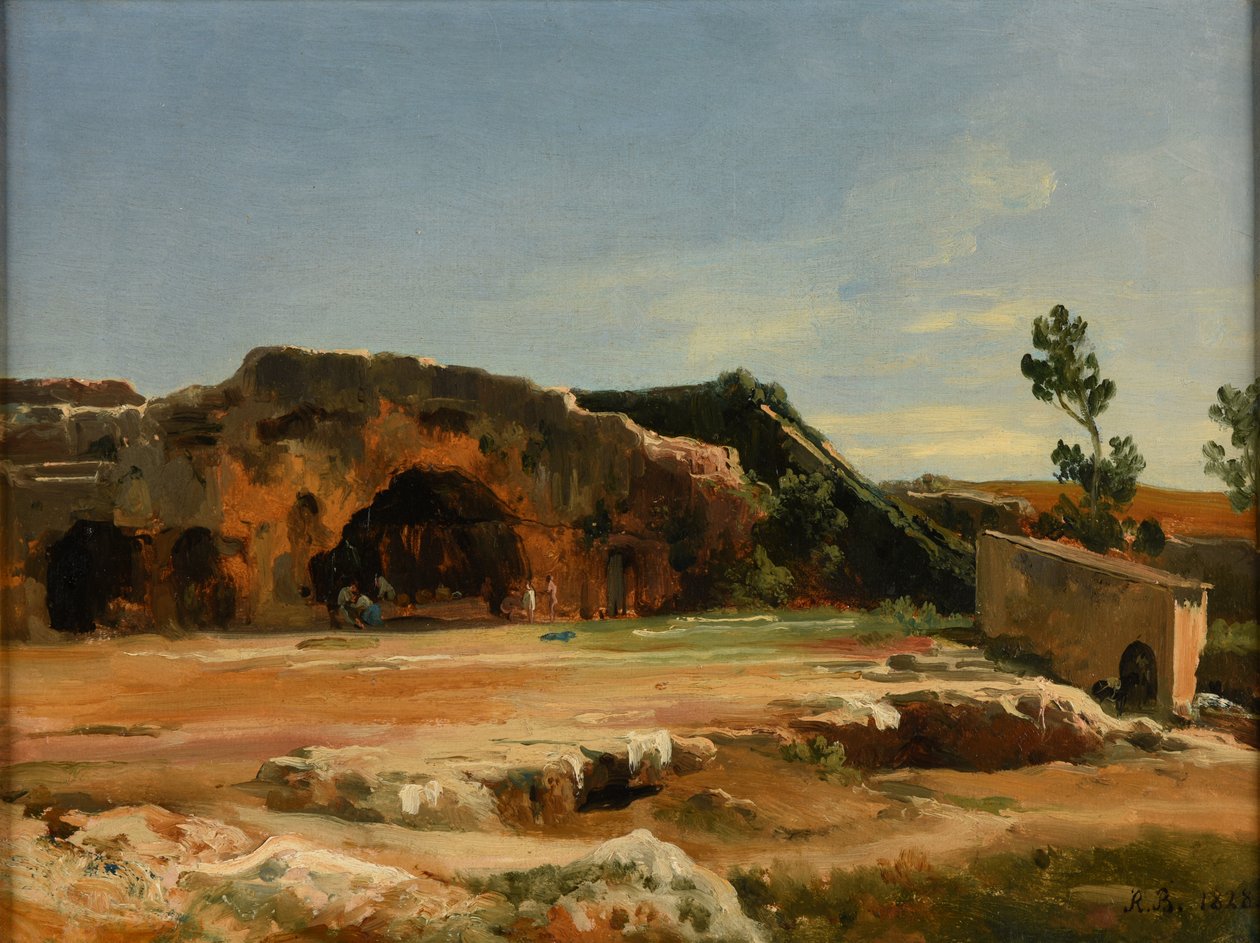 Grotta Nymfea (Syrakusy) od Jacques Raymond Brascassat