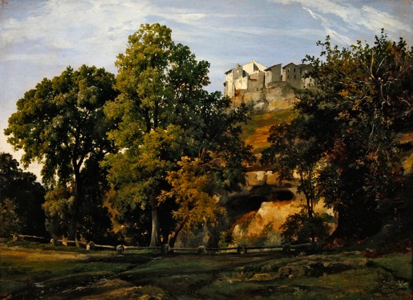 Krajina, pohled na Marino, 1826 od Jacques Raymond Brascassat