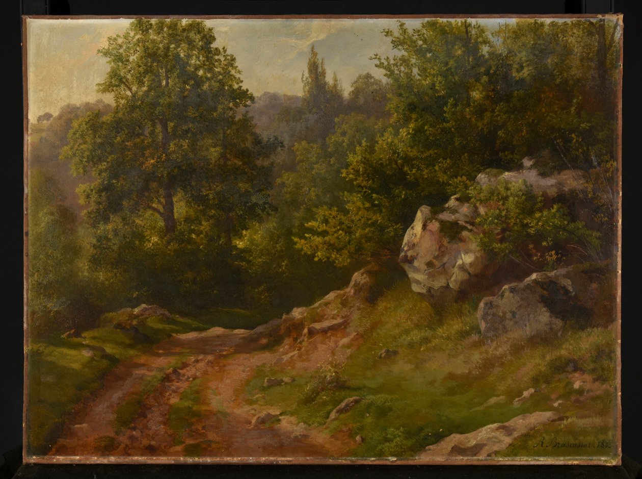 Lesní krajina od Jacques Raymond Brascassat