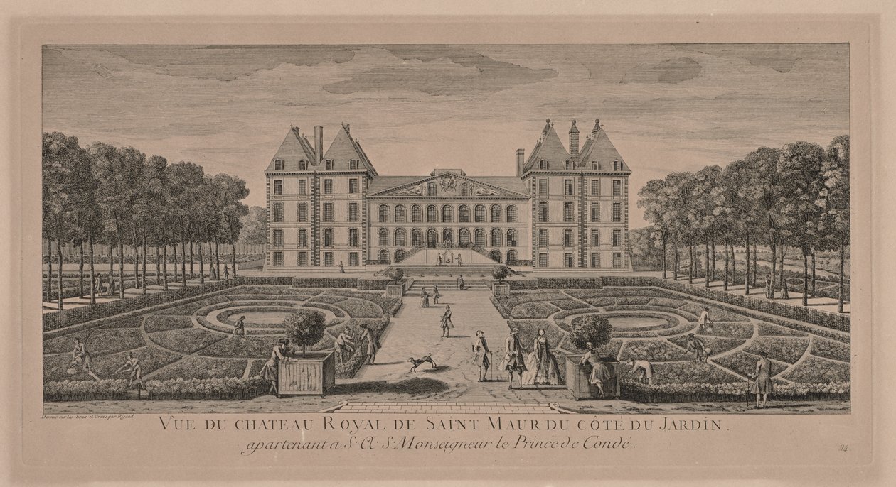 Zámek St. Maur od Jacques Rigaud