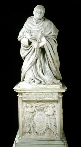 Památník kardinála Pierra de Berulle (1575-1629) z karmelitánské kaple v Paříži od Jacques Sarazin