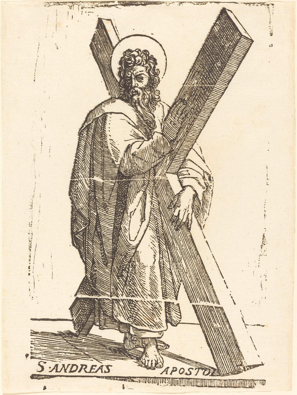 Svatý Ondřej od Jacques Stella