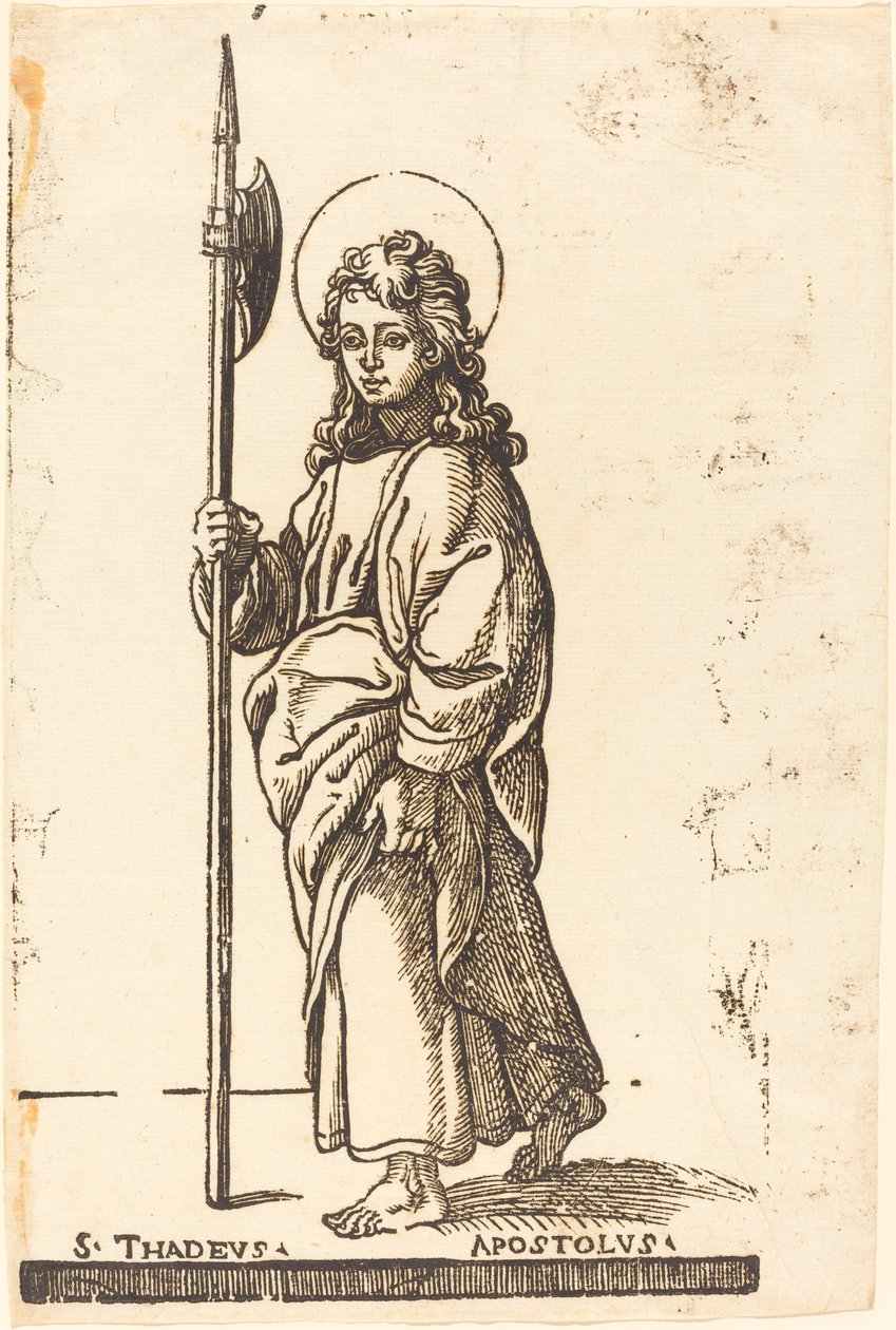 Svatý Juda (Tadeáš) od Jacques Stella