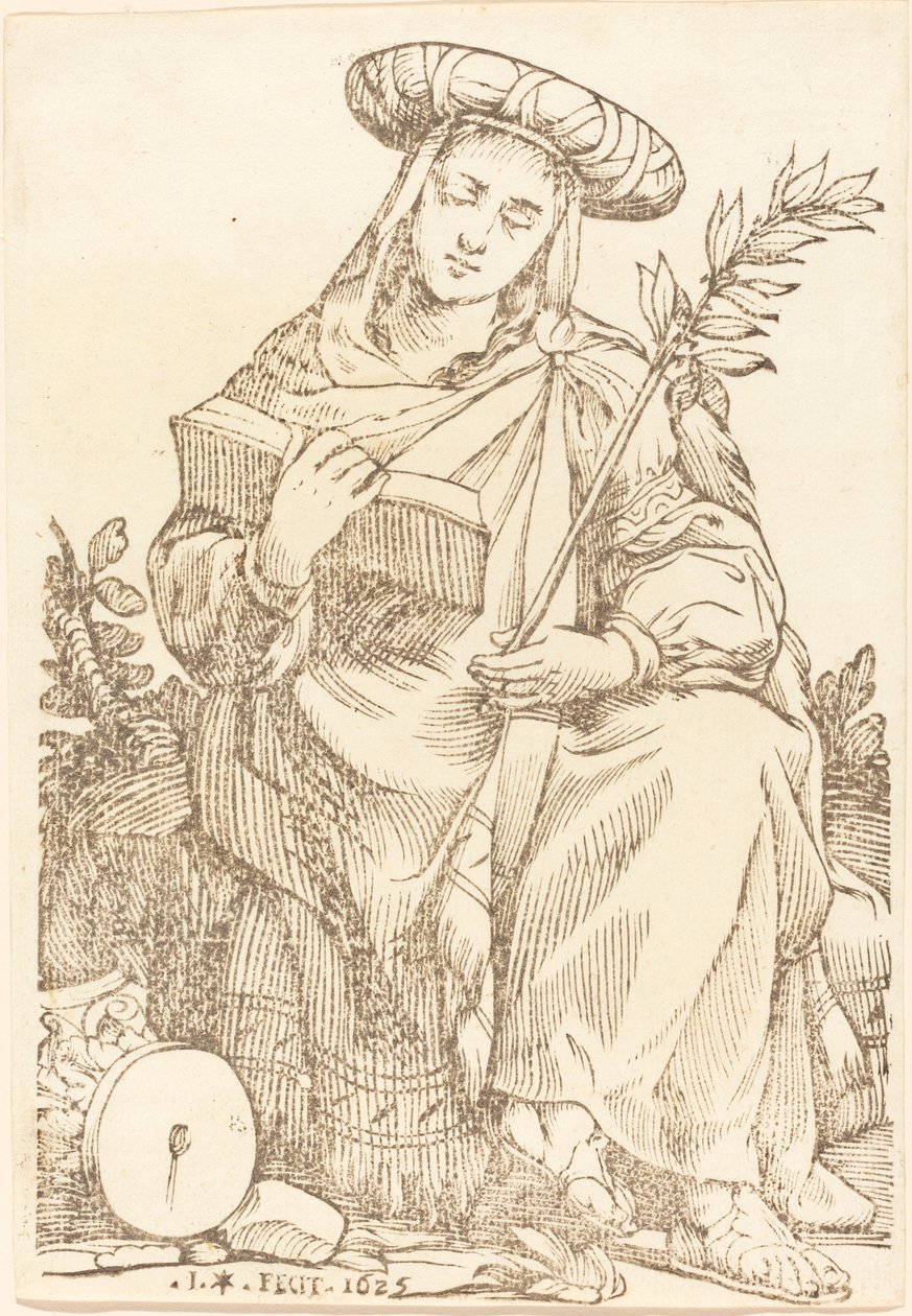 Sibylla Libyca od Jacques Stella