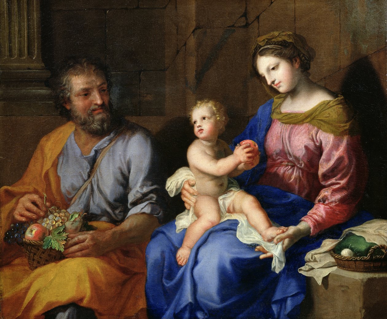 Svatá rodina od Jacques Stella