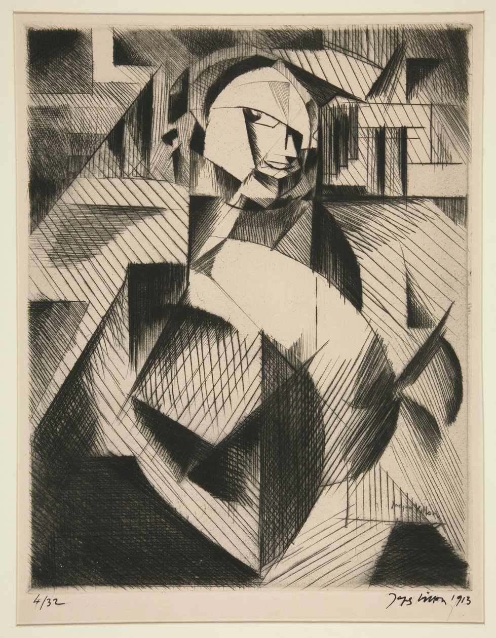 Portrét od Jacques Villon