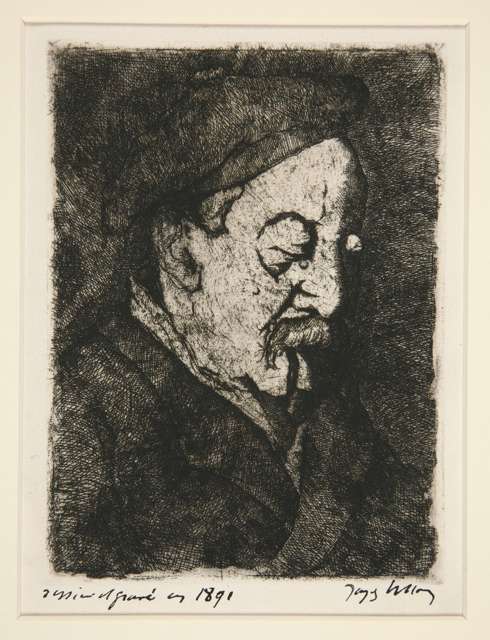 Portrét malíře-tiskaře Emile Nicolle (Portrait of Painter-Printmaker Emile Nicolle) od Jacques Villon
