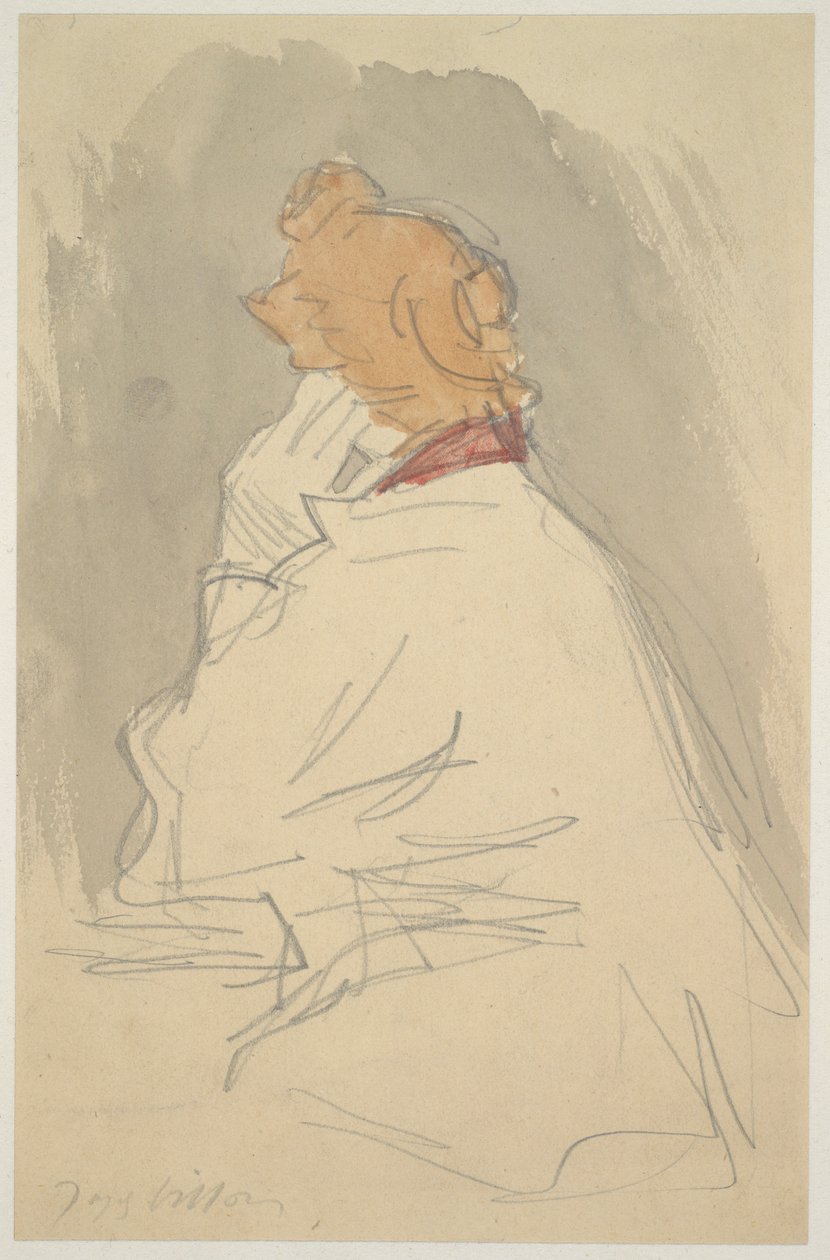 Sedící žena od Jacques Villon