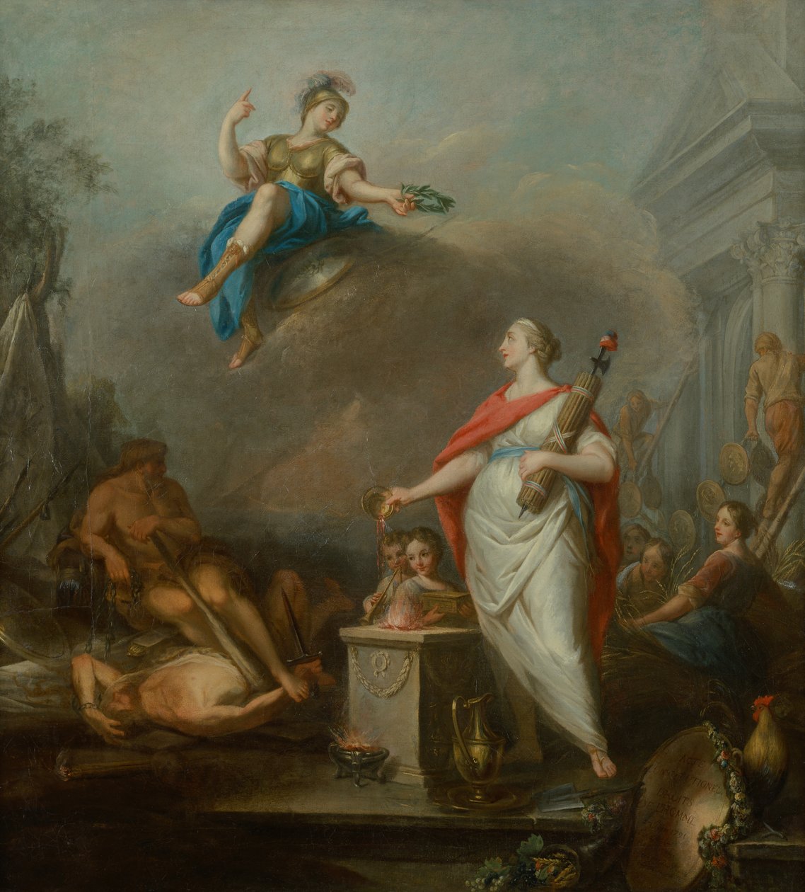 Alegorie revoluce z roku 1789 od Jacques Wilbaut