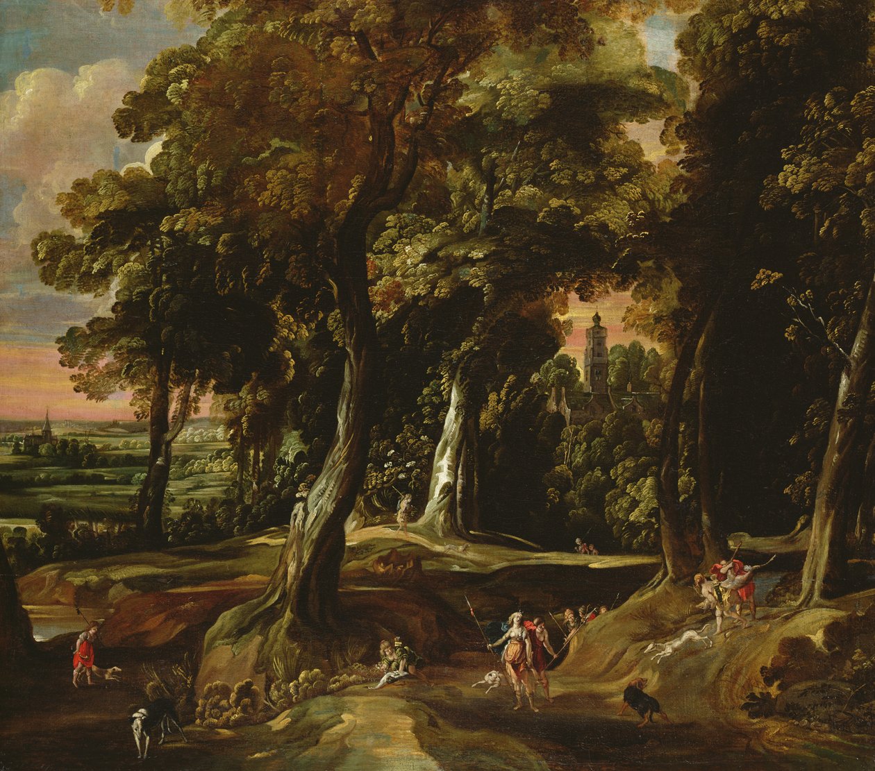 Lovkyně Diana od Jacques d Arthois
