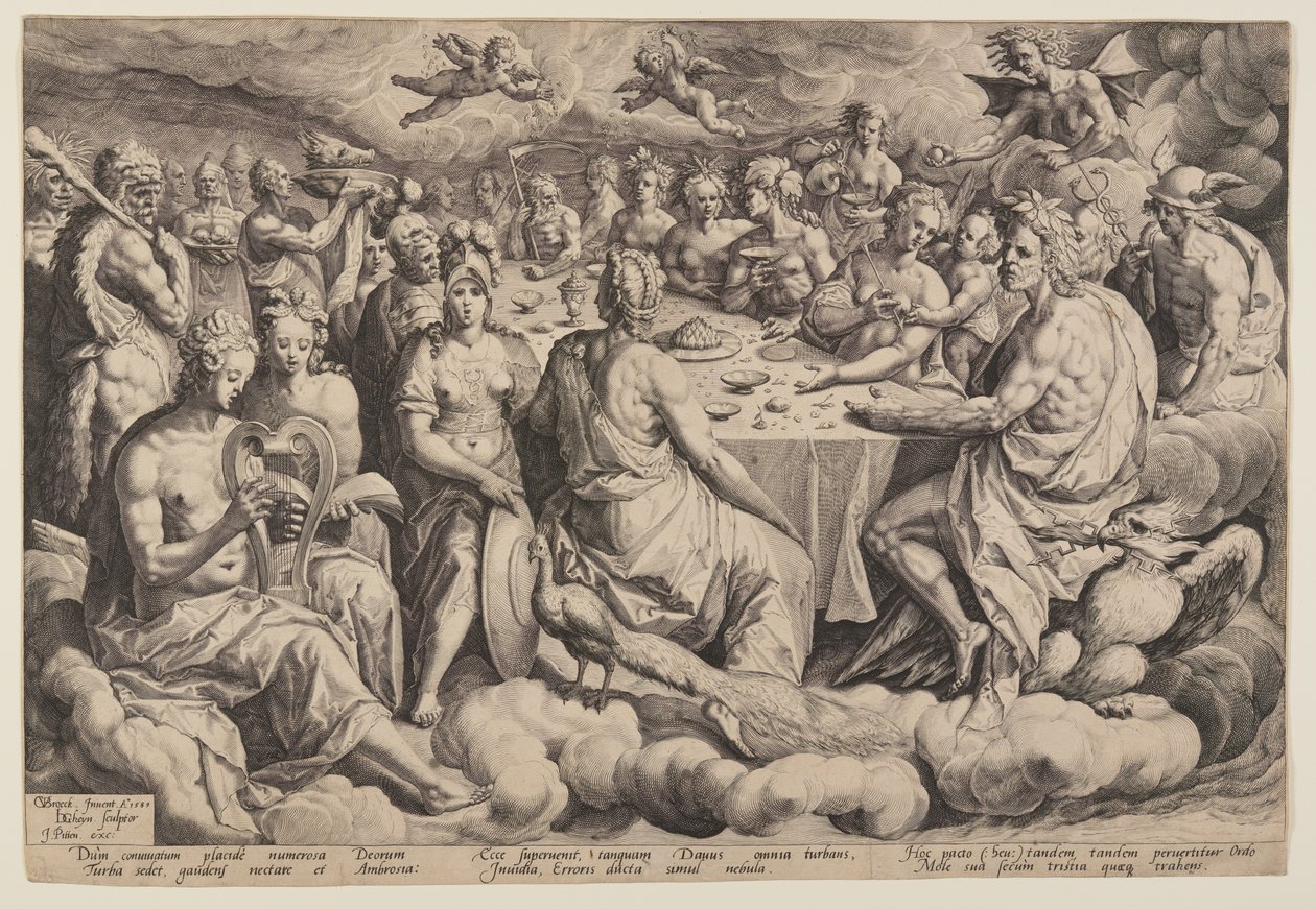 Hostina bohů od Jacques de Gheyn II