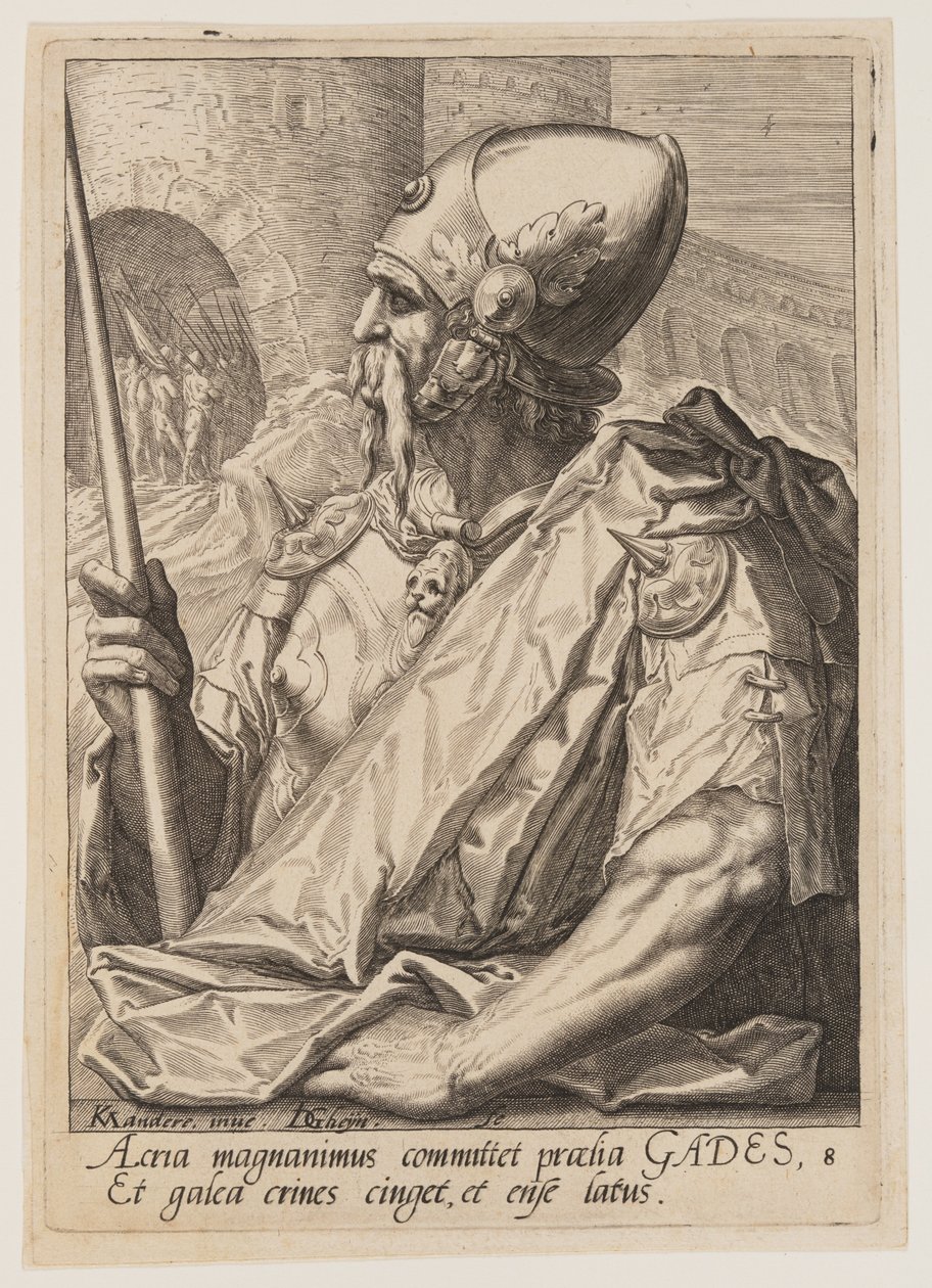 Gád, z knihy Dvanáct synů Jákobových od Jacques de Gheyn II
