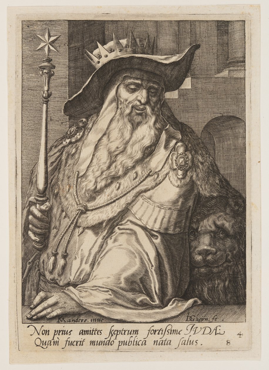 Juda, z knihy Dvanáct synů Jákobových od Jacques de Gheyn II