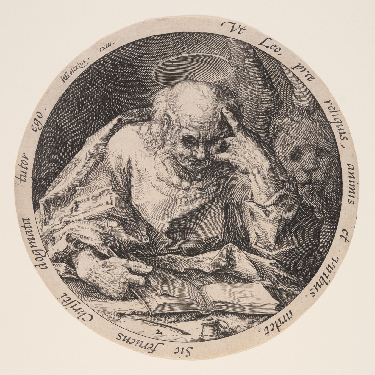 Marek, z knihy Evangelisté od Jacques de Gheyn II