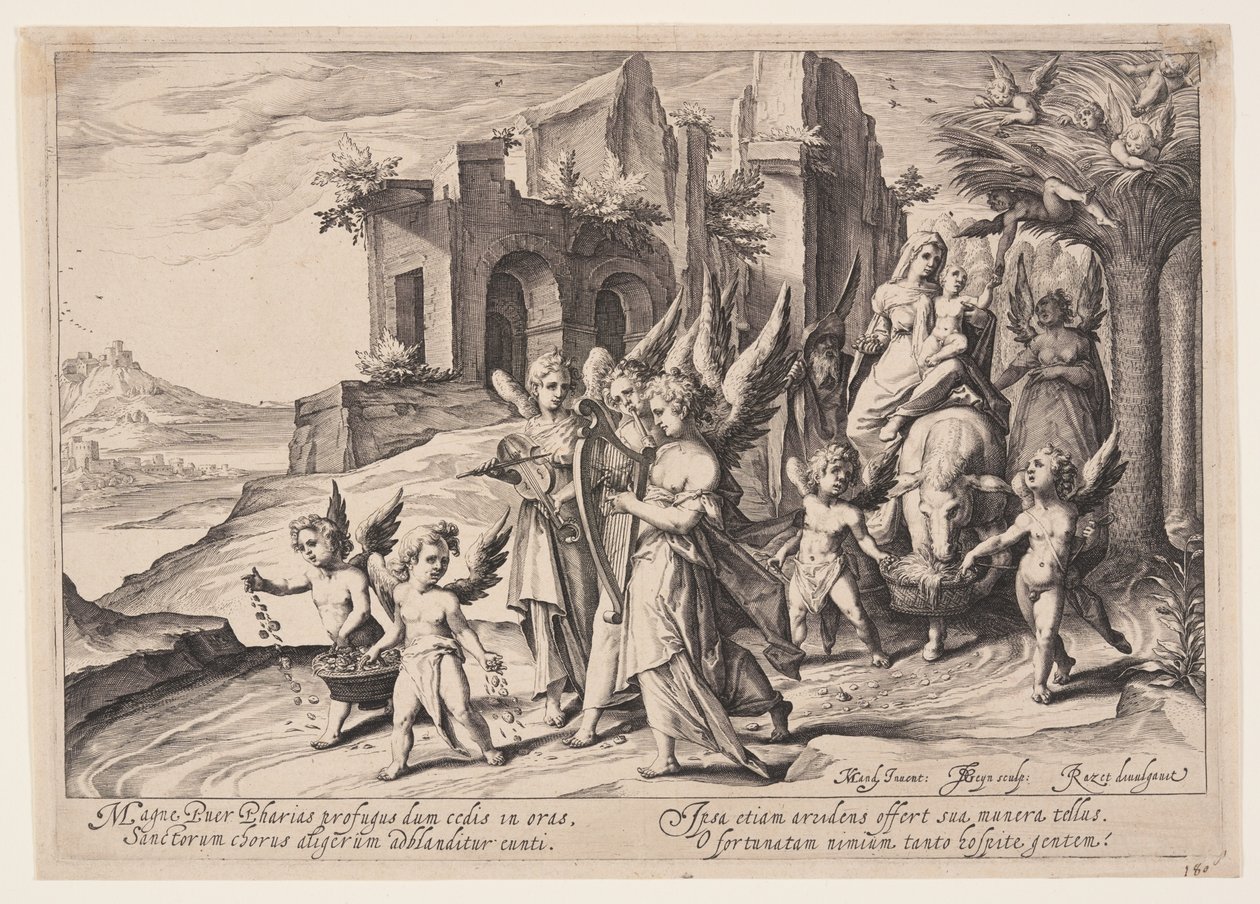 Návrat z útěku do Egypta od Jacques de Gheyn II