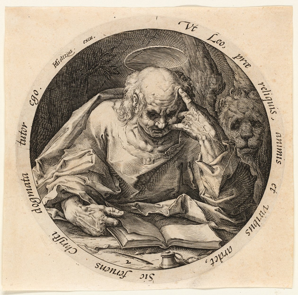 Svatý Marek, deska druhá ze Čtyř evangelistů od Jacques de Gheyn II