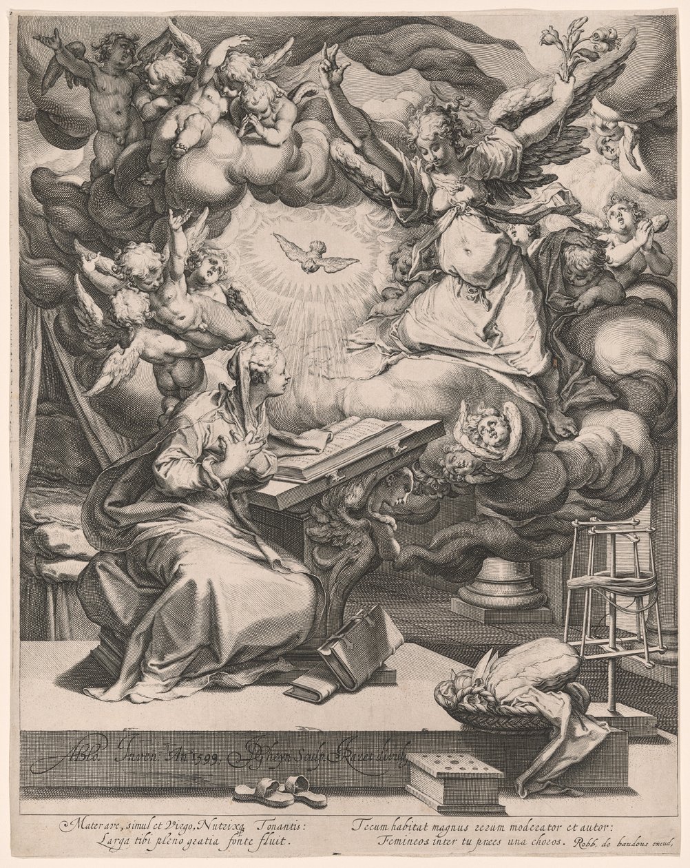 Zvěstování od Jacques de Gheyn II