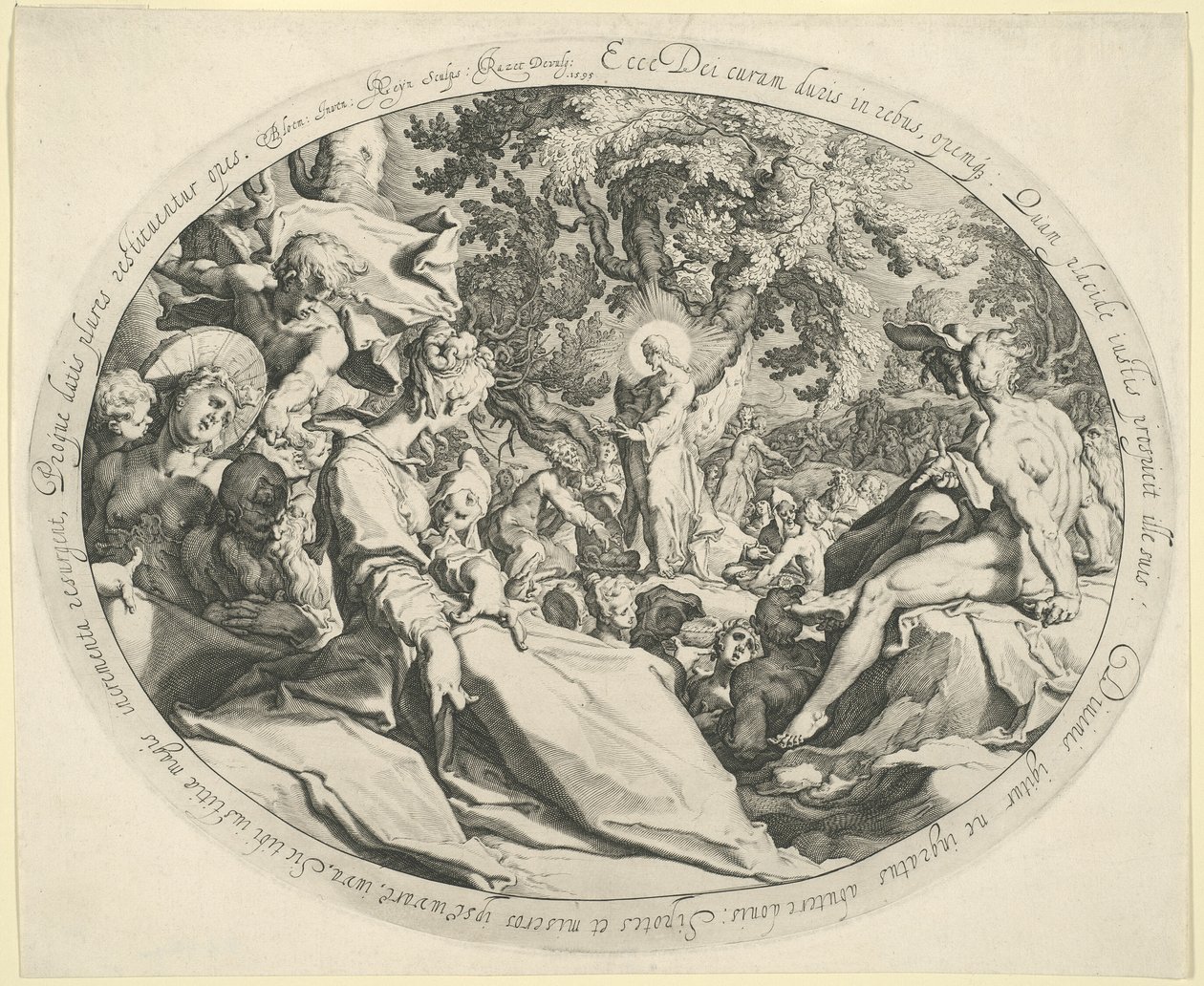 Zázrak pěti chlebů od Jacques de Gheyn II