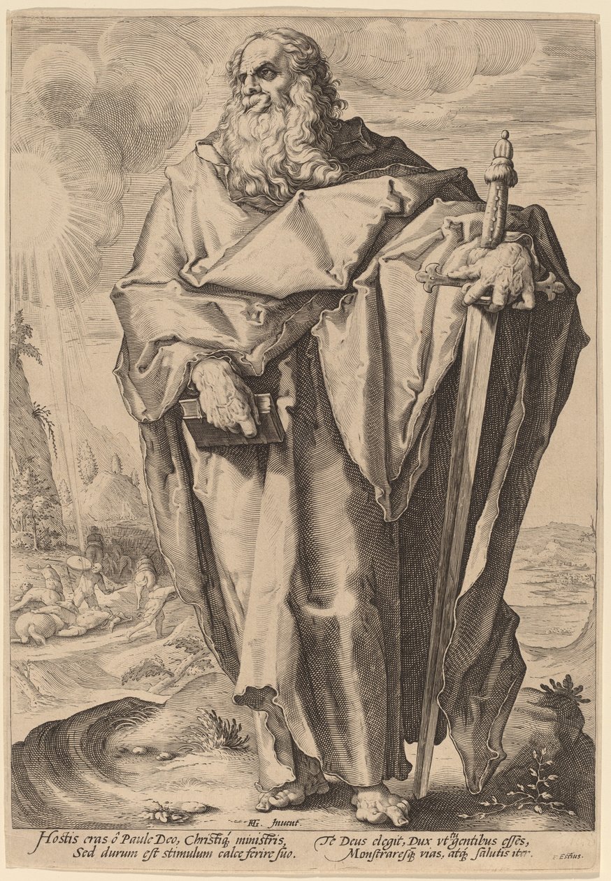 Svatý Pavel od Jacques de Gheyn II, after Hendrik Goltzius