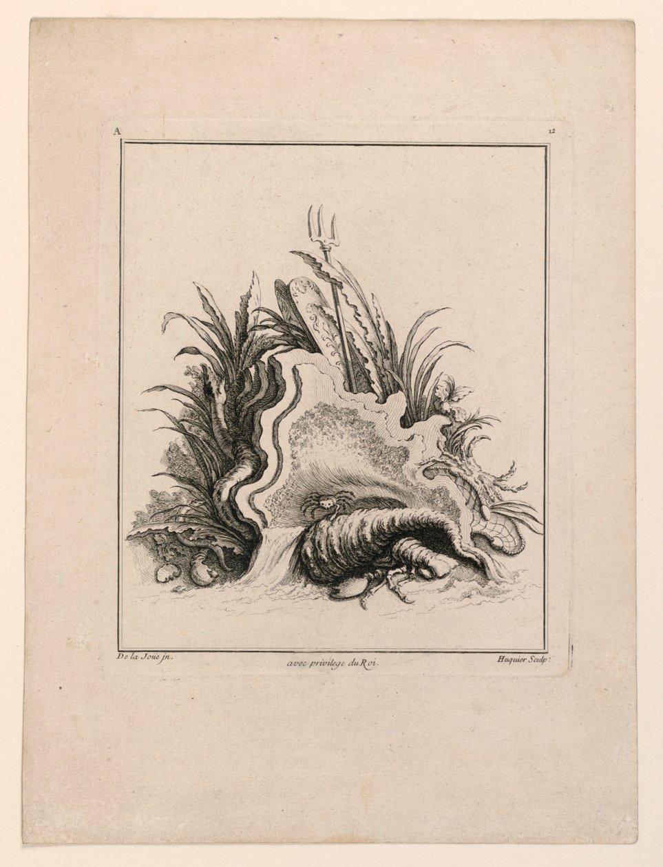 Ester, z "Recueil Nouveau de Differens Cartouche" od Jacques de Lajoüe
