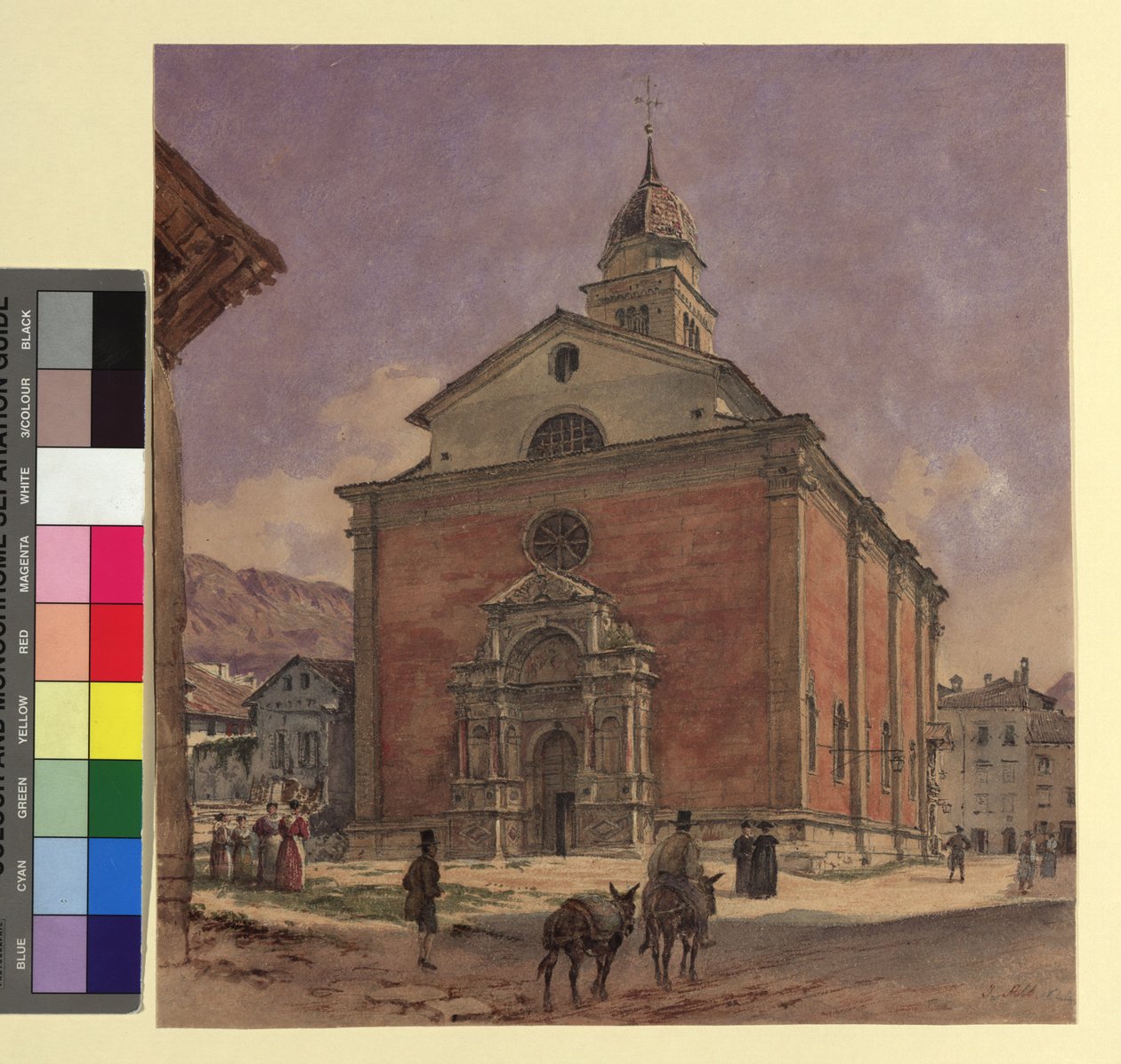 Santa Maria Maggiore v Trentu od Jakob Alt