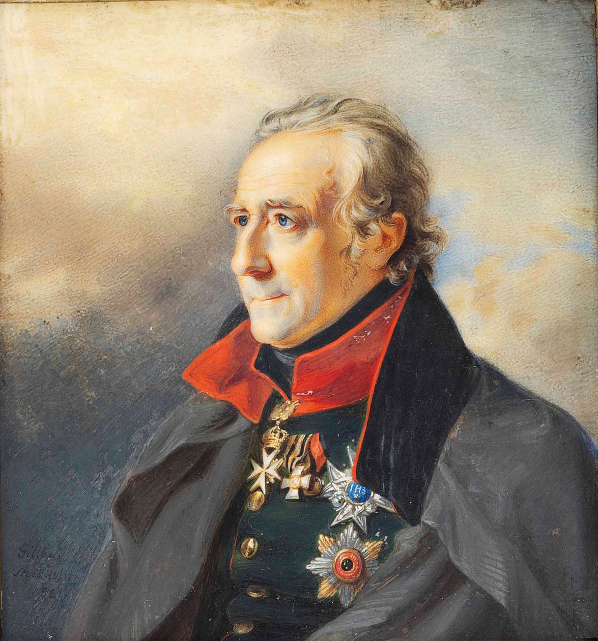 Portrét Jana Pietera van Suchtelena 1751-1836, 1821. od Jakob Axel Gillberg