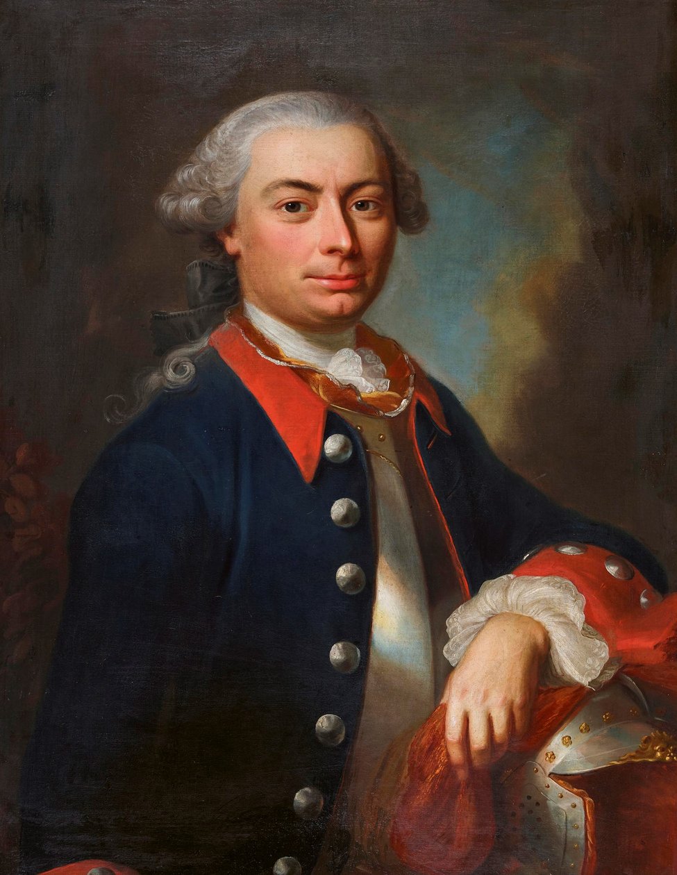 Portrét Friedricha von Luternau (1727-1797). od Jakob Emanuel Handmann
