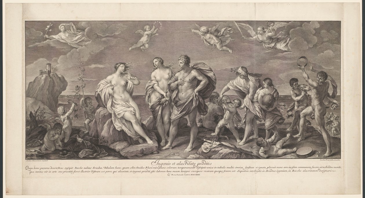 Bakchus a Ariadna od Jakob Frey (I)