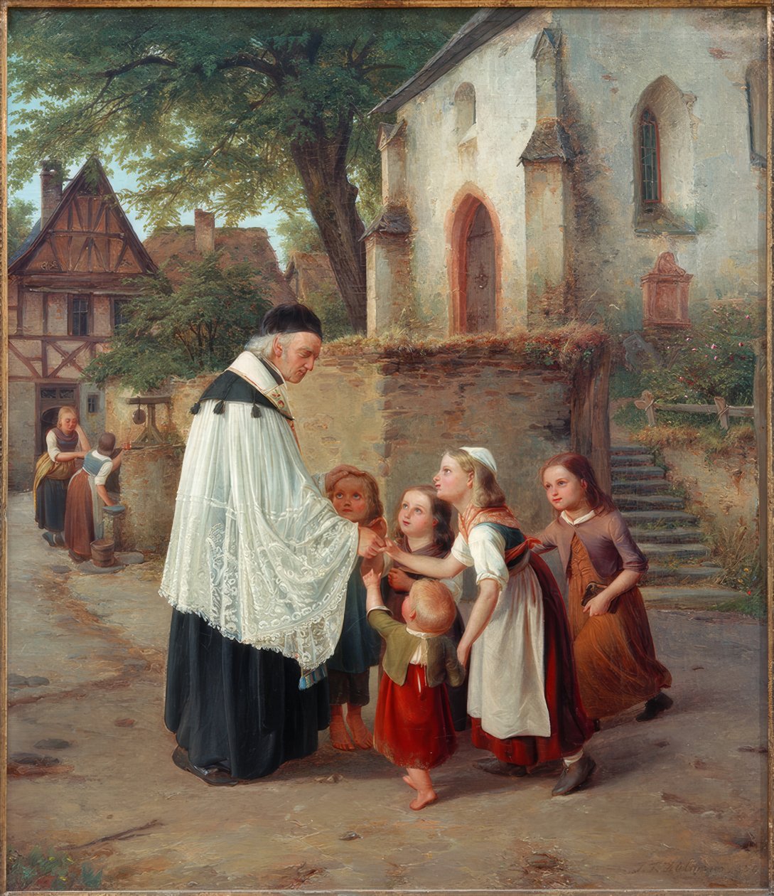 Vesnický farář od Jakob Fürchtegott Dielmann