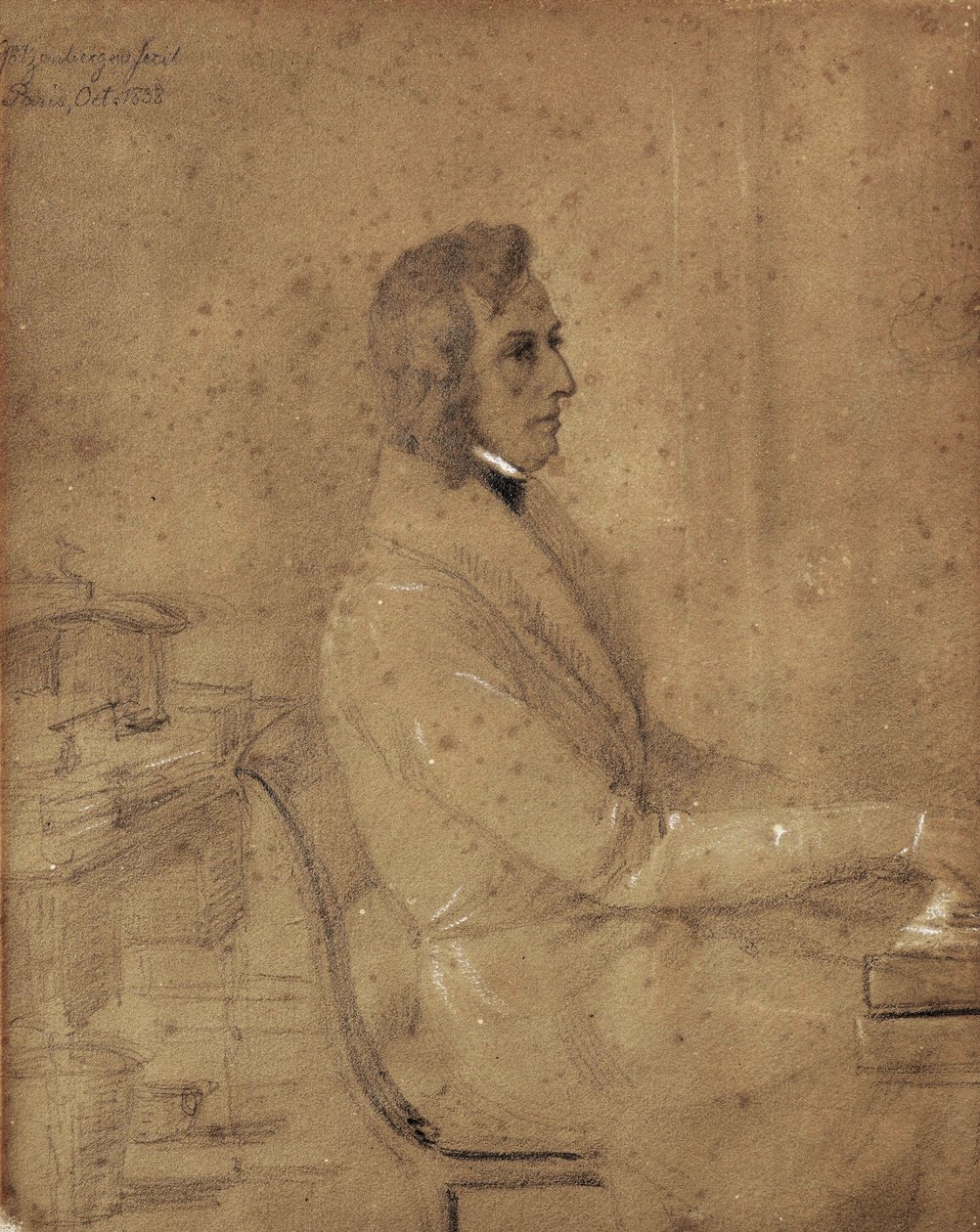 Fryderyk Chopin u klavíru od Jakob Götzenberger