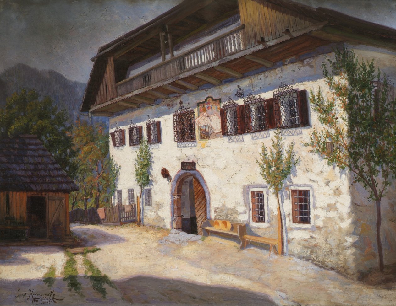 Der Gasthof Pettar ve Svaté Agatě od Jakob Koganowsky