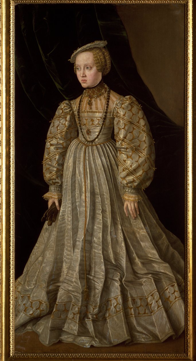 Portrét Anny Rakouské (nebo Anny Habsburské) (malba od Jakob Seisenegger