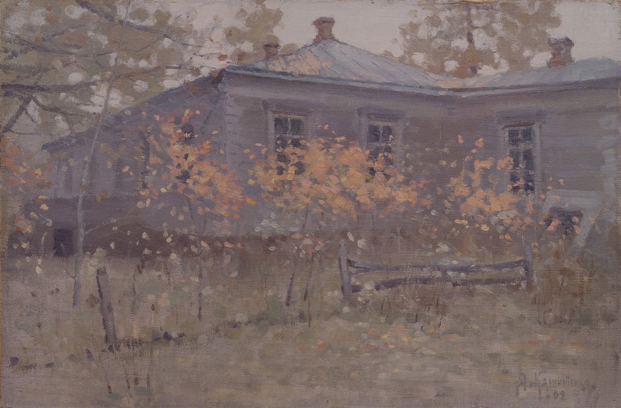 Venkovský dům na podzim roku 1902 od Jakov Jakovlevich Kalinichenko
