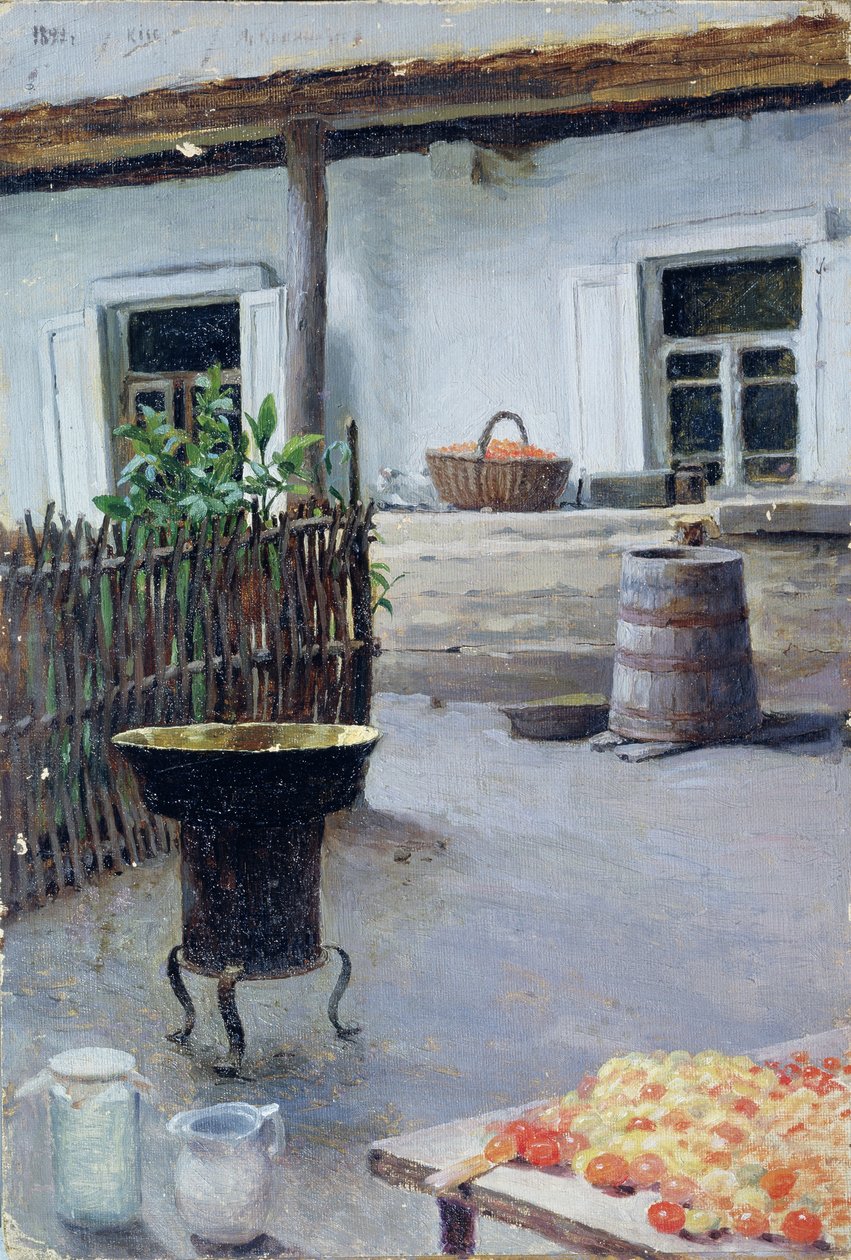 Vaření džemu, 1892 od Jakov Jakovlevich Kalinichenko
