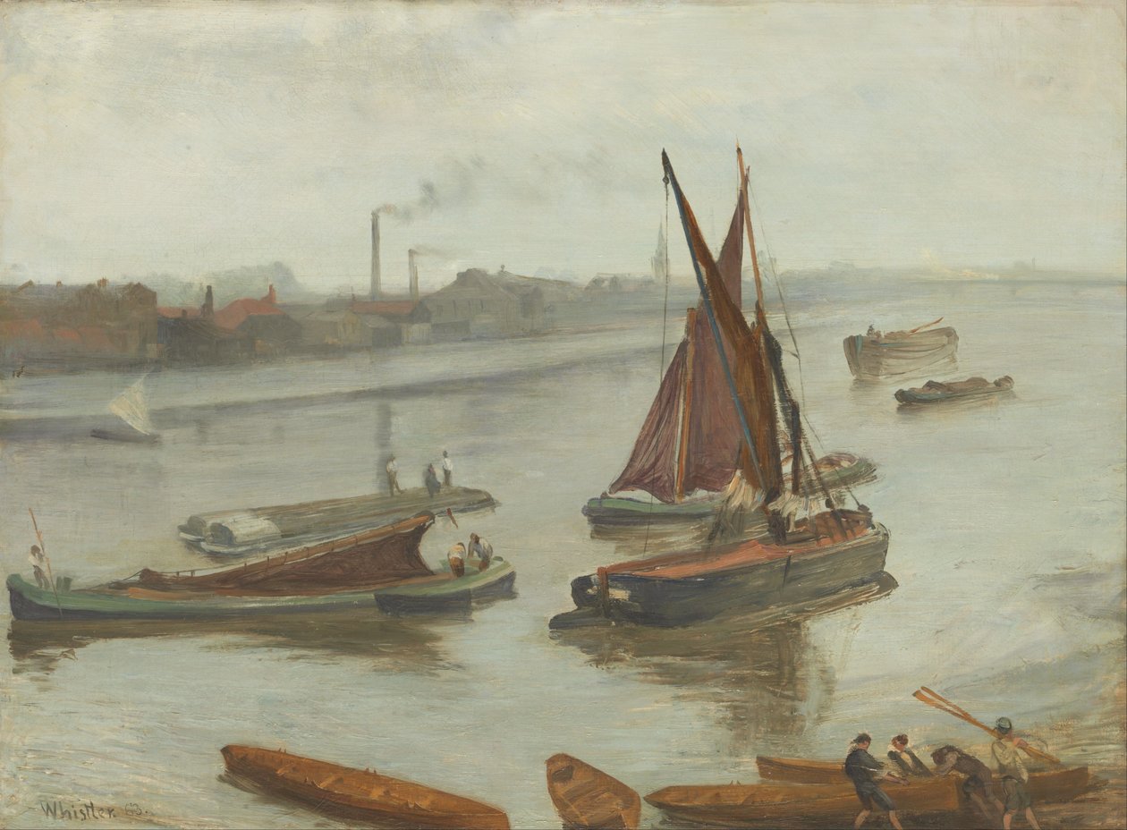 Old Battersea Reach od James Abbott McNeill Whistler