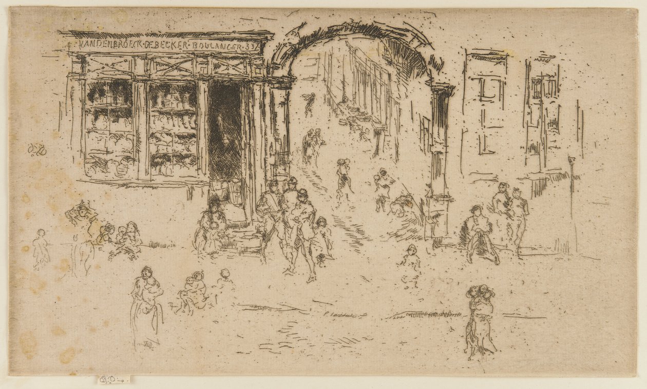 Archway, Brusel, 1887 od James Abbott McNeill Whistler