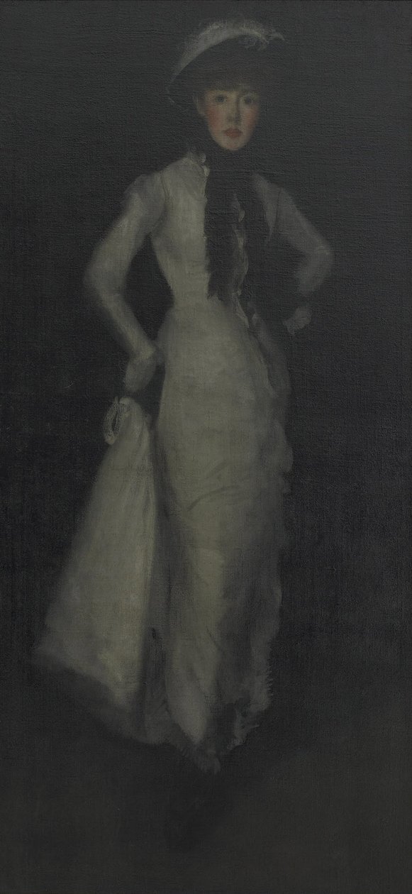 Uspořádání v bílé a černé od James Abbott McNeill Whistler