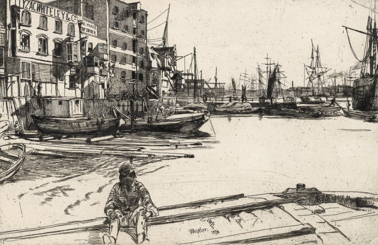 Eagle Wharf od James Abbott McNeill Whistler