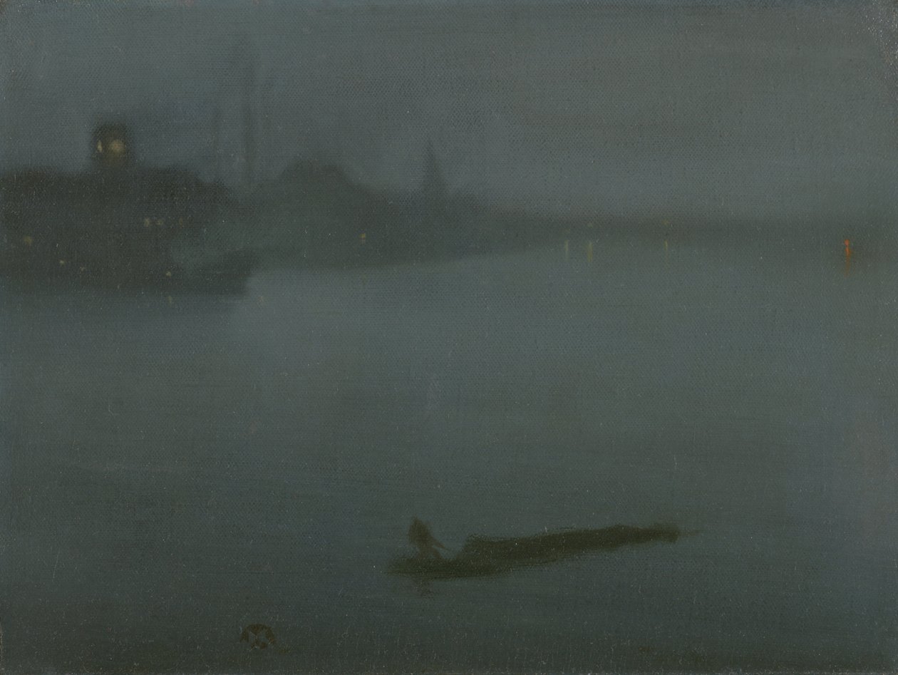 Nokturno v modré a stříbrné od James Abbott McNeill Whistler