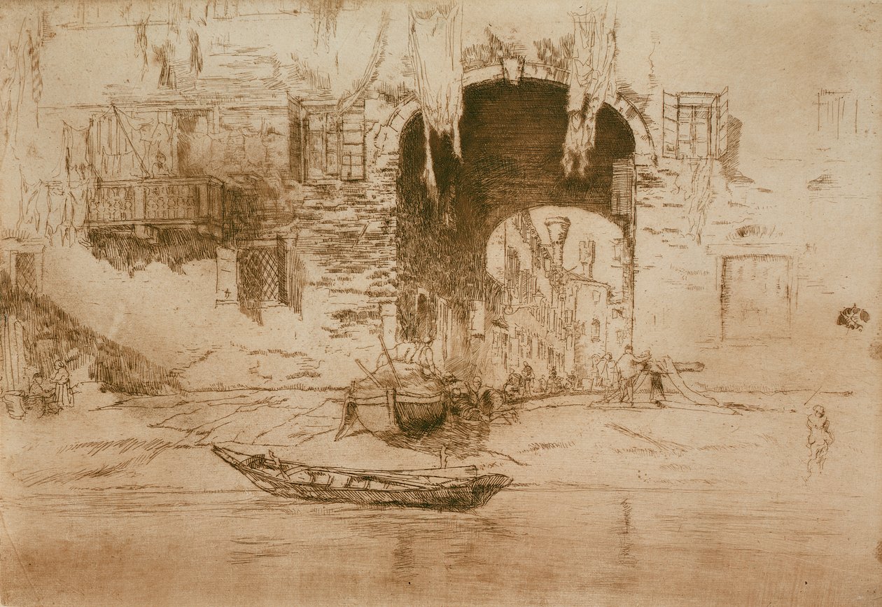 San Biagio, Benátky, 1879-80 od James Abbott McNeill Whistler
