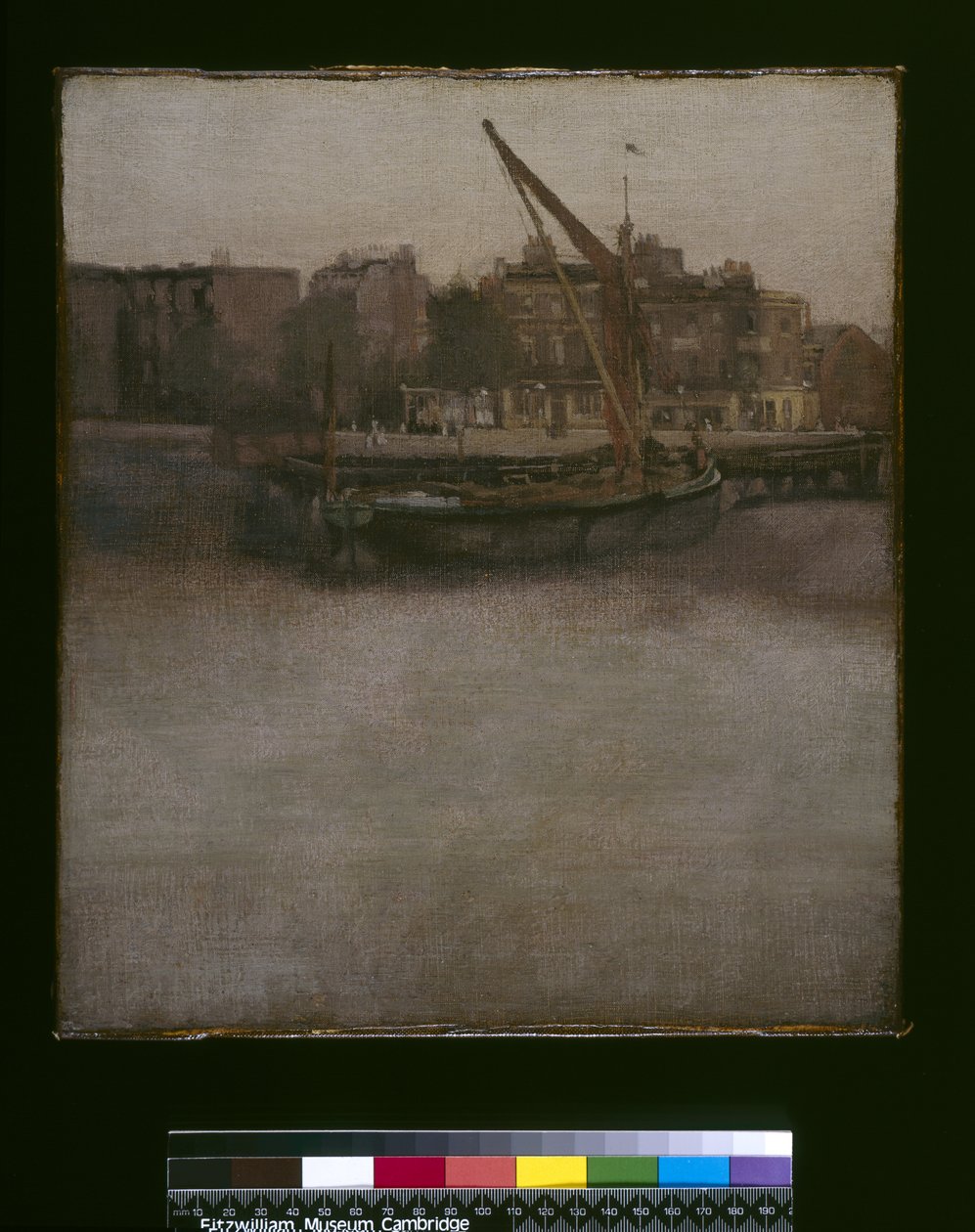 Symfonie v šedé a hnědé (Lindsey Row, Chelsea), kolem 1834-1948 od James Abbott McNeill Whistler