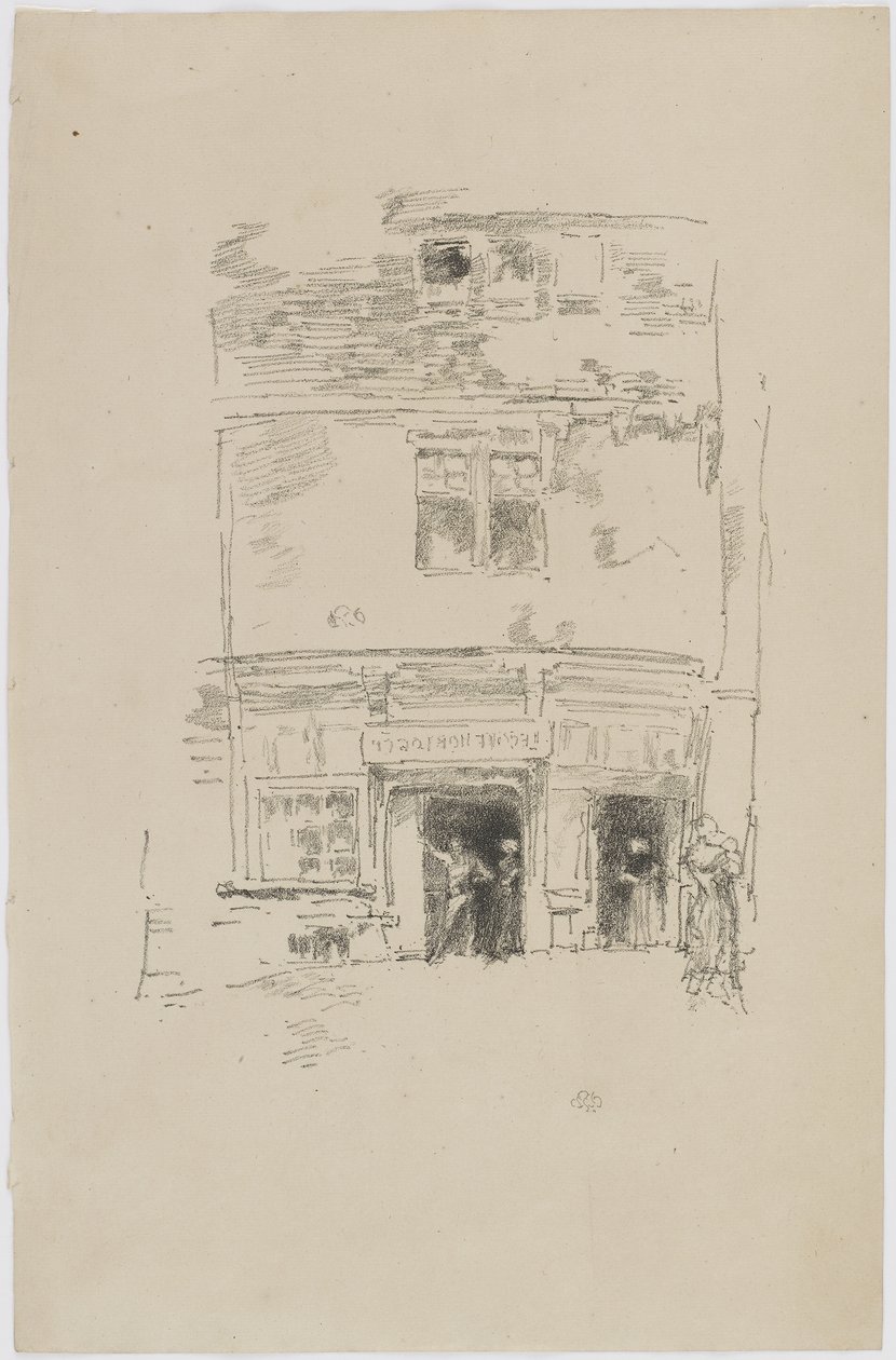 The Clock-makers, Paimpol, 1893 (litho na papíře) od James Abbott McNeill Whistler