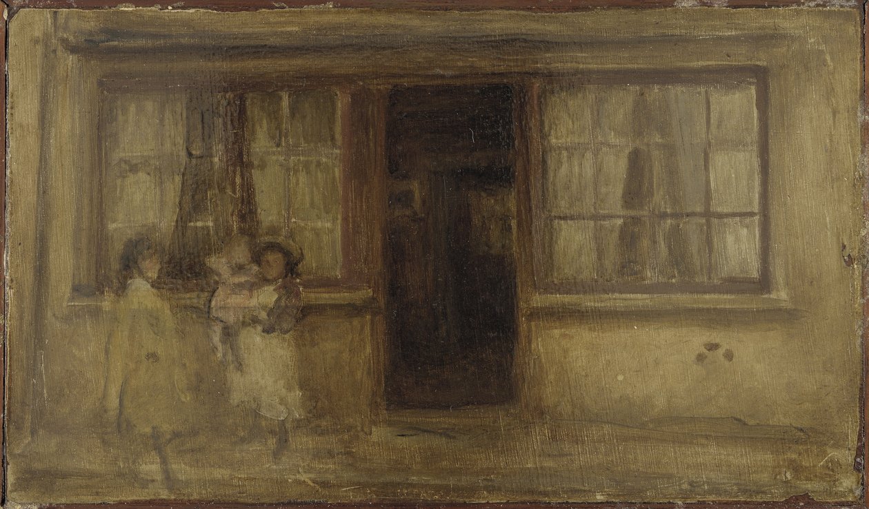 Malá sestra, 1895 (olej na dřevěné desce) od James Abbott McNeill Whistler