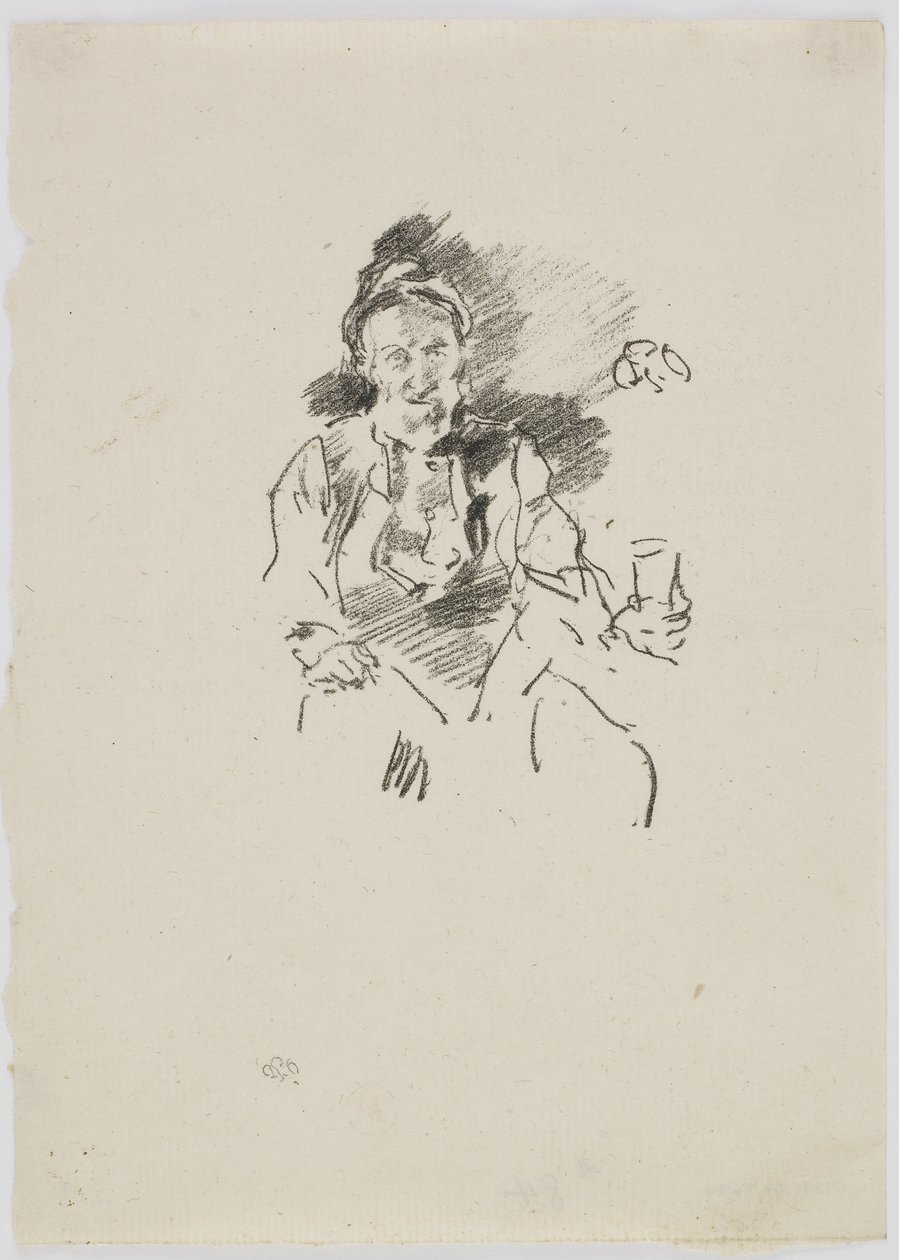 Mistr Smith, 1895 (litografie na papíře) od James Abbott McNeill Whistler