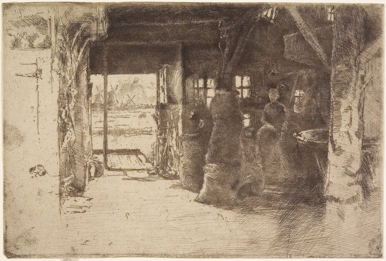 Mlýn, 1889 od James Abbott McNeill Whistler